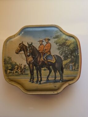 George W Horner "Boy Blue" Toffee Candy Container